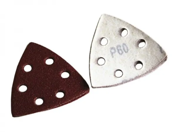 Feuilles abrasives triangulaires