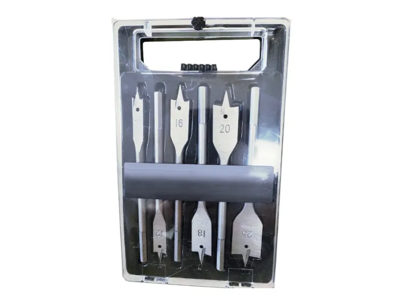 Jeu d&#039;embouts plats en bois 6 pièces