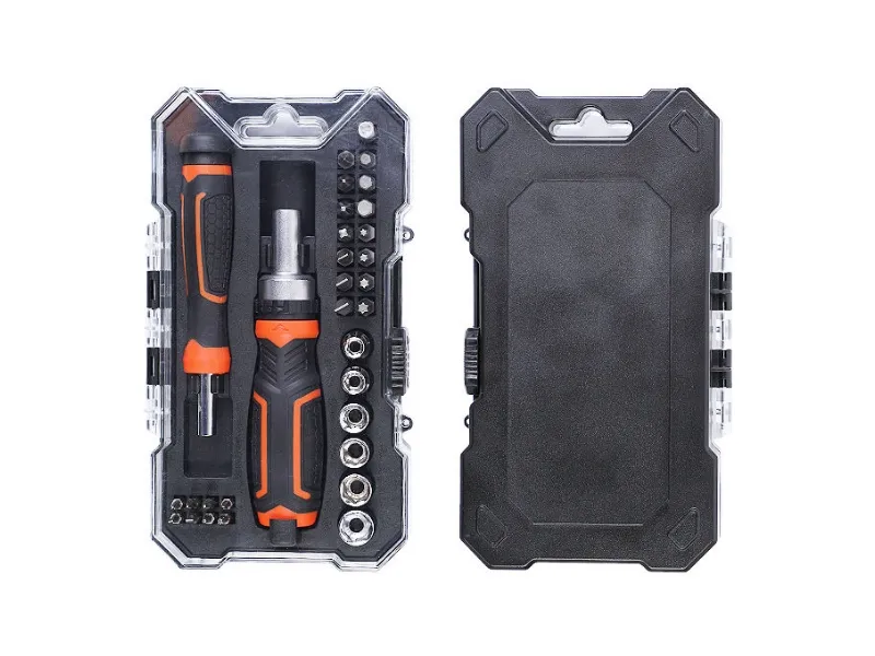 Jeu de 31 tournevis à cliquet et embouts