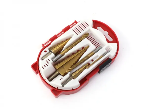 Jeu de forets étagés et de forets en dents de scie 6 pièces