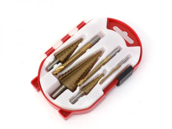 Jeu de forets étagés et de forets en dents de scie 6 pièces