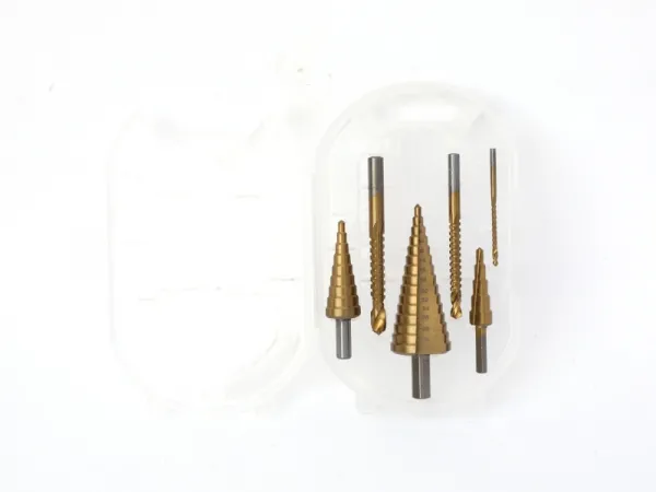 Jeu de forets étagés et de forets en dents de scie 6 pièces