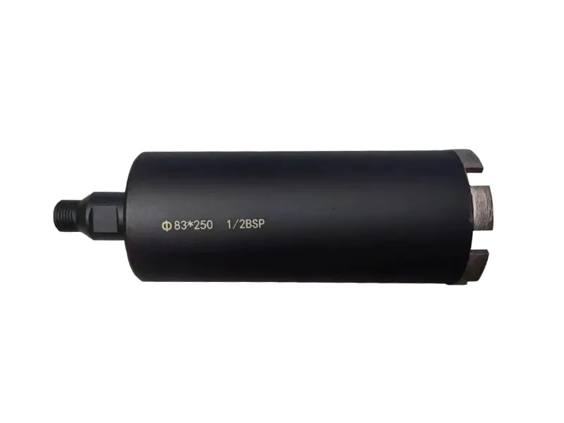 Tr&eacute;pan diamant humide