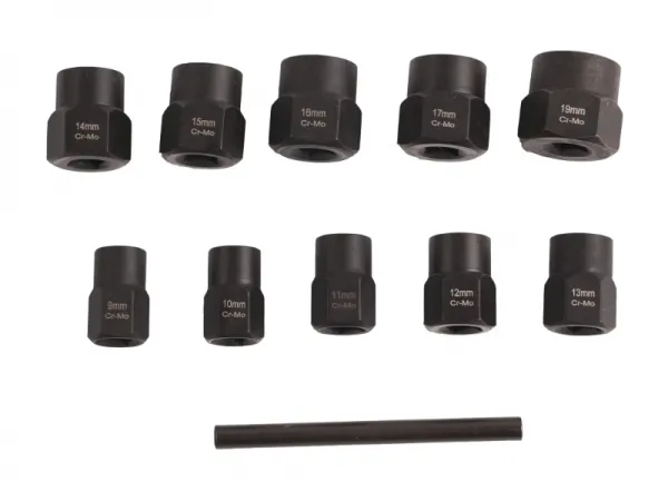 Kit d'extraction de boulons cassés, 11 pièces