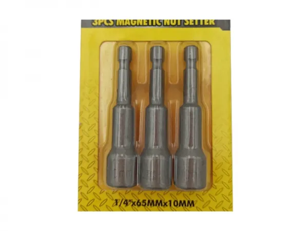 Jeu de 3 tournevis à écrou magnétique