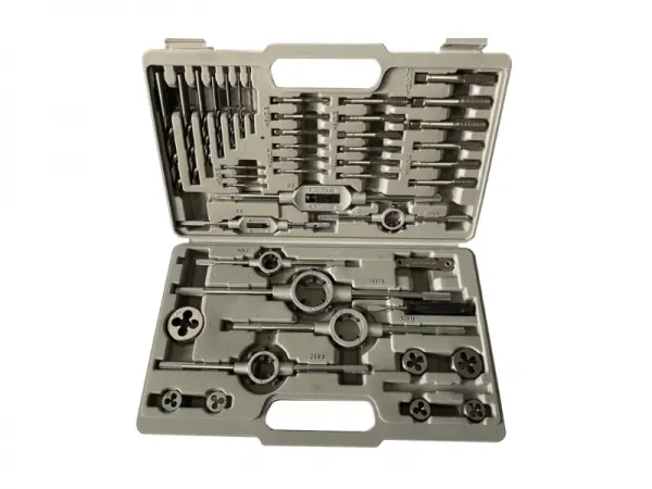 Ensemble de tarauds, filières et forets métriques 44 pièces