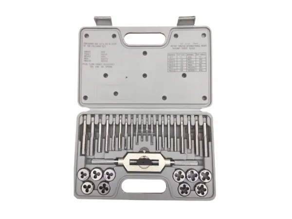 Jeu de tarauds et filières métriques 31 pièces