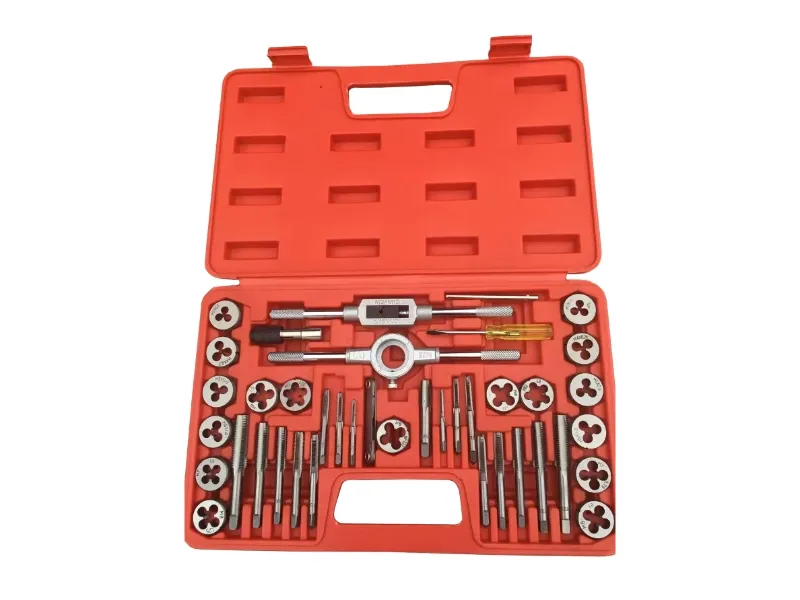 Jeu de tarauds et fili&egrave;res m&eacute;triques 40 pi&egrave;ces