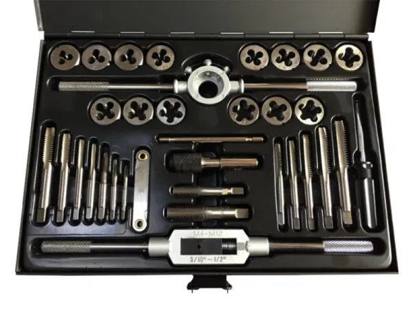 Ensemble de tarauds et filières combinés 33 pièces