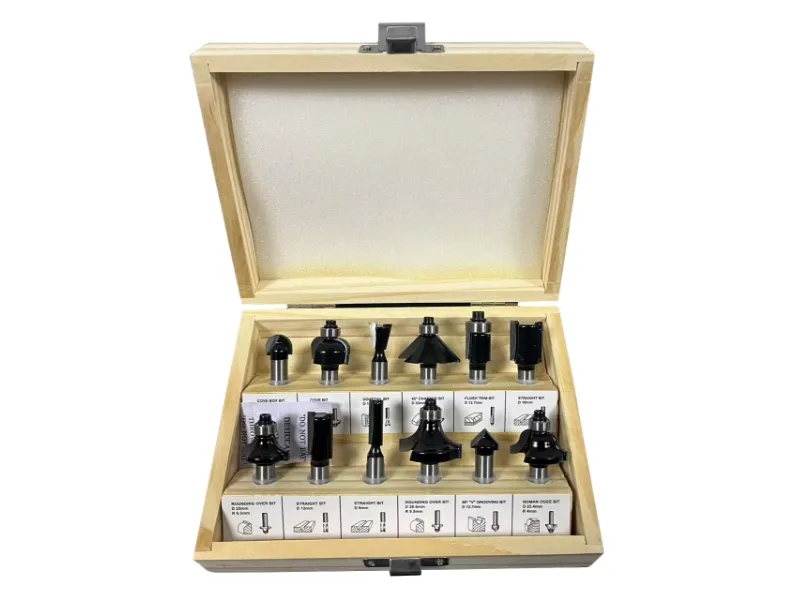 Jeu d'embouts de routeur 12 pièces