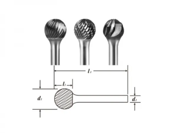Fraise en carbure de type D