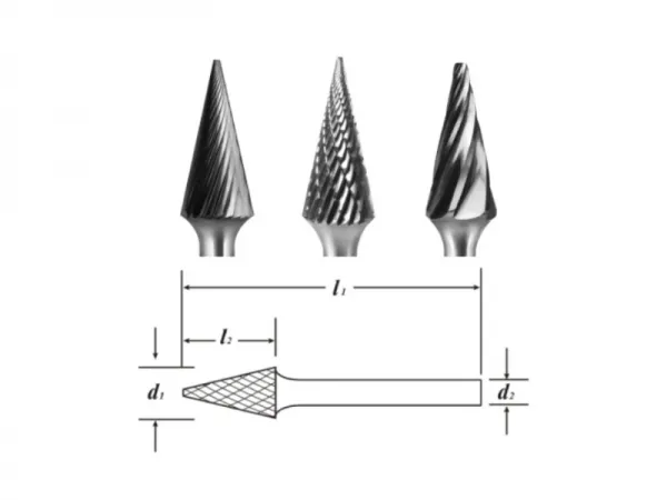 Fraise en carbure de type M