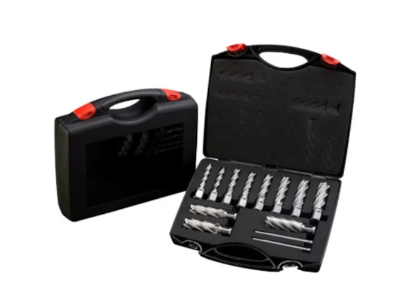 Jeu de 13 forets &agrave; noyau HSS