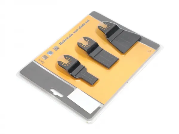 Jeu de 3 lames de scie oscillantes